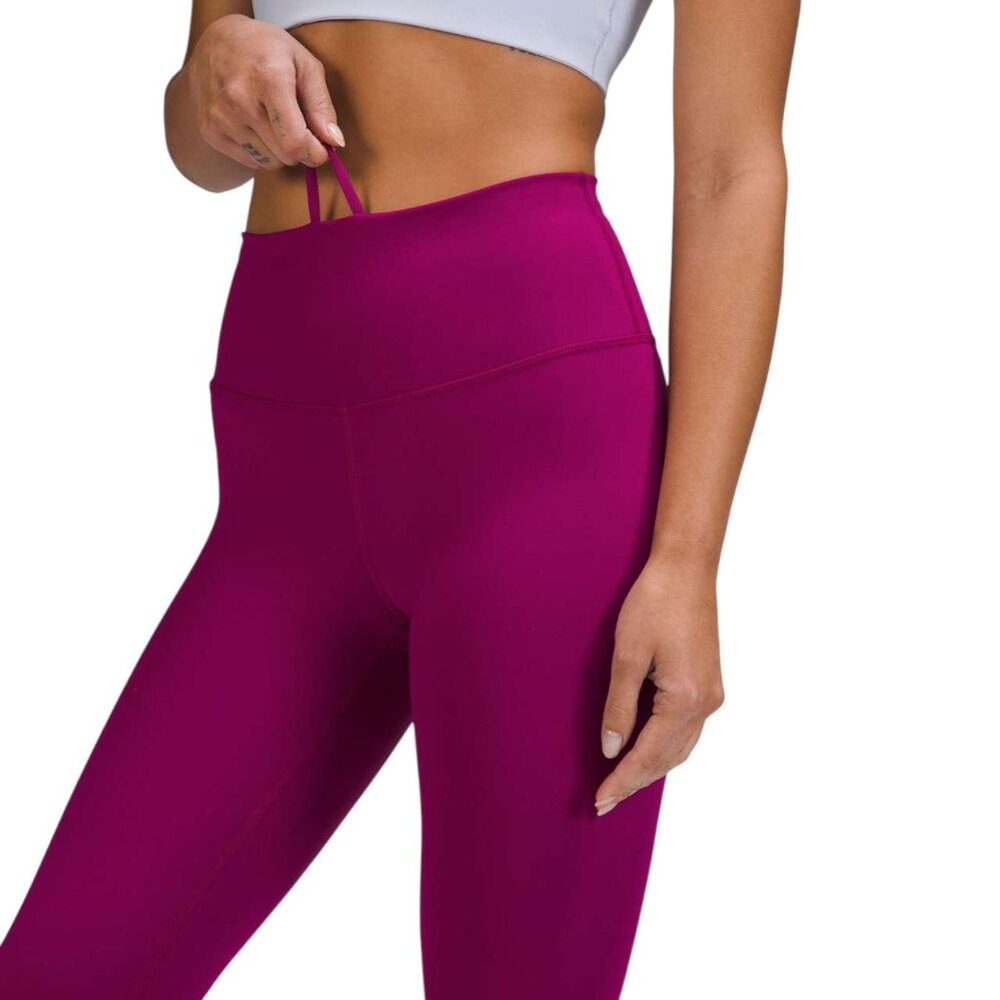Lululemon Wunder Train High-Rise Tight Leggings 25"Magenta Purple 6 - Picture 6 of 6